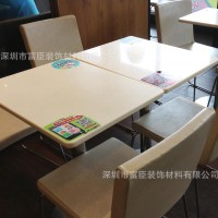 人造大理石KFC餐桌 咖啡桌定制